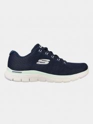 Skechers Sneakersy w kolorze granatowym rozmiar: 36. Niebieskie obuwie sportowe damskie Skechers, bez zapięcia. Za 193.24 zł.