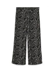 Vero Moda Spodnie w kolorze czarno-białym rozmiar: M. Czarne spodnie materiałowe damskie Vero Moda, bez wzorów, z materiału. Za 88.64 zł.