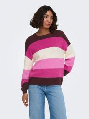 ONLY Sweter w kolorze różowym rozmiar: M. Różowe swetry klasyczne damskie Only, m, bez kołnierzyka. Za 89.95 zł.