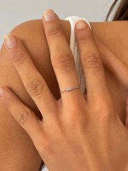 OR Carats Złoty pierścionek z diamentami rozmiar: 52. Szare pierścionki damskie OR Carats, z diamentem, złote. Za 391.99 zł.