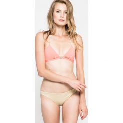 Etam - Biustonosz kąpielowy Tiffany. Szare bikini Etam, z haftami, z elastanu. W wyprzedaży za 39.90 zł.