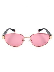 Polaroid Damskie okulary przeciwsłoneczne w kolorze czarno-jasnoróżowym rozmiar: 54. Czarne okulary przeciwsłoneczne damskie Polaroid. Za 90.95 zł.