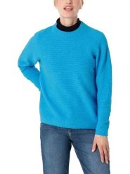 Timezone Sweter w kolorze niebieskim rozmiar: L. Niebieskie swetry klasyczne damskie Timezone, l, bez kołnierzyka. Za 115.24 zł.