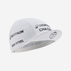 Second Life - Czapka z daszkiem rowerowa szosowa Van Rysel... - Stan Doskonały. Białe czapki z daszkiem damskie VAN RYSEL, bez wzorów, z materiału. Za 37.99 zł.