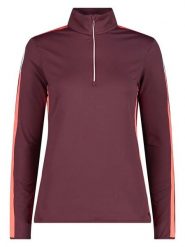 CMP Bluza polarowa w kolorze czerwonym rozmiar: 38. Czerwone bluzy damskie CMP, bez wzorów, z materiału, bez kaptura. Za 127.35 zł.