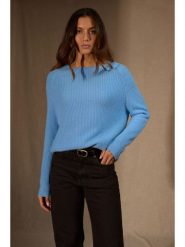 Perfect Cashmere Kaszmirowy sweter "Oceane" w kolorze błękitnym rozmiar: S. Niebieskie swetry klasyczne damskie Perfect Cashmere, s, z kaszmiru, bez kołnierzyka. Za 478.99 zł.