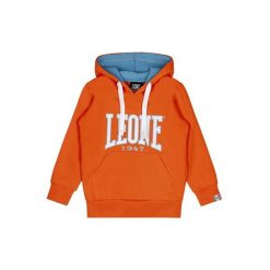 Bluza wygodny z bawełna z kaptur na czas wolny. Brązowe bluzy damskie LEONE 1947 APPAREL, bez wzorów, z bawełny, bez kaptura. W wyprzedaży za 67.30 zł.