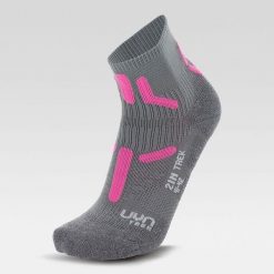 Skarpety trekkingowe damskie Uyn Trekking 2IN Low Cut. Szare skarpetki damskie Uyn, bez wzorów. Za 109.99 zł.
