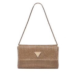 Torebka Guess. Żółte torebki klasyczne damskie Guess, z aplikacjami, bez dodatków. Za 539.99 zł.