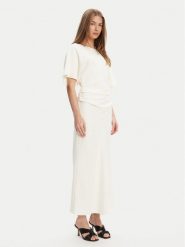 STAUD Sukienka koktajlowa Amelie R25S2120TP Écru Slim Fit. Sukienki damskie STAUD, bez wzorów, z syntetyku, wizytowe, bez ramiączek. Za 1,769.00 zł.