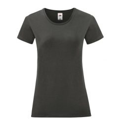 Koszulka Damska Iconic 150. Szare bluzki damskie Fruit of the Loom, xs, bez wzorów, sportowe, bez kołnierzyka, bez ramiączek. Za 28.99 zł.