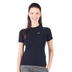 Damska koszulka z krótkim rękawem 100% Wełna Merino 195gr Bise Woolona. Czerwone koszulki sportowe damskie WOOLONA, xl, bez wzorów, z wełny, bez ramiączek. W wyprzedaży za 261.00 zł.