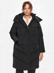 Calvin Klein Płaszcz zimowy Modern K20K204690 Czarny Regular Fit. Czarne płaszcze damskie Calvin Klein, na zimę, l, bez wzorów, z syntetyku, bez kaptura. Za 909.99 zł.