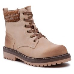 Trapery Clara Barson. Brązowe trapery damskie Clara Barson, bez zapięcia. Za 159.99 zł.
