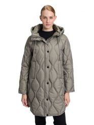 Betty Barclay Płaszcz pikowany w kolorze szarym rozmiar: 36. Szare płaszcze damskie Betty Barclay, bez wzorów, bez kaptura. Za 448.99 zł.