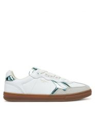 Pepe Jeans Sneakersy Ball Rise W PLS00037 Biały. Białe obuwie sportowe damskie Pepe Jeans, z jeansu, bez zapięcia. Za 229.99 zł.