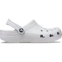 Klapki damskie Crocs Atmoshere Classic. Szare klapki damskie Crocs, bez wzorów, z materiału, bez obcasa, bez zapięcia. Za 242.95 zł.