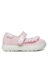 Primigi Baleriny 7852311 S Różowy. Czerwone baleriny dziewczęce Primigi, bez wzorów, z materiału, bez obcasa, bez zapięcia. Za 119.99 zł.
