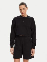 Calvin Klein Jeans Bluza J20J225370 Czarny Regular Fit. Czarne bluzy damskie Calvin Klein Jeans, xxl, bez wzorów, z bawełny, bez kaptura. Za 219.99 zł.