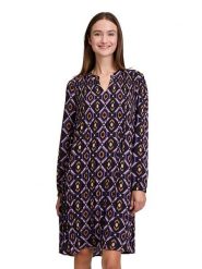 Betty Barclay Sukienka w kolorze fioletowo-czarno-jasnobrązowym rozmiar: 38. Czarne sukienki damskie Betty Barclay, bez wzorów, retro, bez ramiączek. Za 157.73 zł.