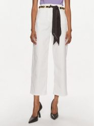 Elisabetta Franchi Jeansy PJ-42D-41E2-003693 Biały Relaxed Fit. Białe jeansy damskie Elisabetta Franchi. Za 2,569.00 zł.