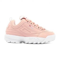 Buty do chodzenia damskie Fila Disruptor Teens. Czerwone obuwie sportowe damskie Fila, z gumy, bez zapięcia, trekkingowe. Za 362.00 zł.