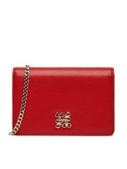 Nine West Torebka RZ-01 NW Czerwony. Czerwone listonoszki damskie Nine West, bez wzorów, z materiału, bez dodatków. Za 169.99 zł.