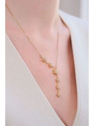 Heliophilia Naszyjnik z elementem ozdobnym rozmiar: onesize. Naszyjniki damskie Heliophilia, z cyrkonią, metalowe. Za 43.99 zł.