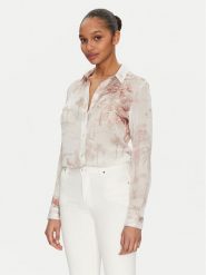 Guess Koszula W5GH59 WDW82 Kolorowy Regular Fit. Koszule damskie Guess, l, z aplikacjami, z syntetyku, bez kołnierzyka, bez ramiączek. Za 187.00 zł.