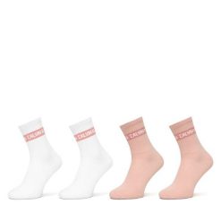 Skarpety długie Calvin Klein Jeans. Skarpetki damskie Calvin Klein Jeans, bez wzorów, z jeansu. Za 129.99 zł.