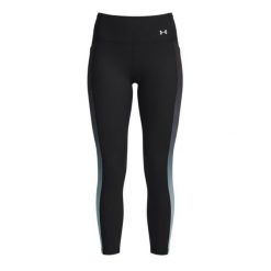 Legginsy damskie Under Armour UA Velociti Ankle Prt Tights-BLK. Czarne legginsy damskie Under Armour, s, bez wzorów, z materiału. Za 308.80 zł.
