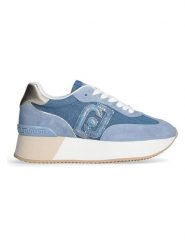 Liu Jo Skórzane sneakersy w kolorze błękitno-niebieskim rozmiar: 37. Niebieskie obuwie sportowe damskie Liu Jo, z materiału, bez zapięcia. Za 355.95 zł.
