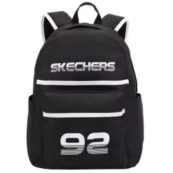 Plecak unisex Skechers Downtown Backpack pojemność 20 L. Czarne plecaki Skechers, bez wzorów. Za 73.99 zł.
