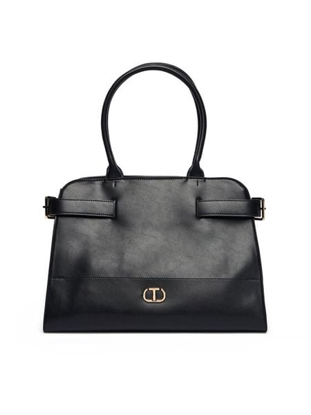 TWINSET Torebka 252TB7020 Czarny. Czarne torebki klasyczne damskie Twinset, ze skóry, bez dodatków. Za 569.99 zł.