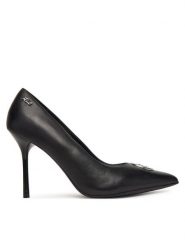 KARL LAGERFELD Szpilki Sarabande KL30917A Czarny. Czarne szpilki damskie KARL LAGERFELD, bez wzorów, ze skóry, bez obcasa, na szpilce, bez zapięcia. Za 569.99 zł.