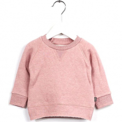 Sweter w kolorze jasnoróżowym. Czerwone swetry chłopięce Imps & Elfs, z okrągłym kołnierzem. W wyprzedaży za 75.95 zł.