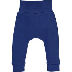 Spodnie w kolorze niebieskim. Niebieskie spodnie niemowlęce lamino, z bawełny. W wyprzedaży za 27.95 zł.