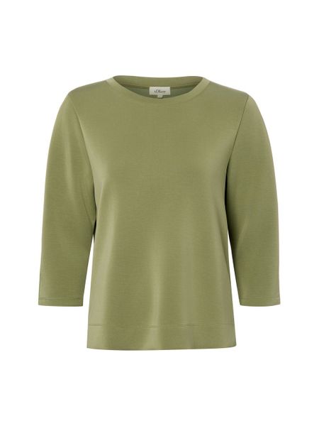 S.Oliver Bluza Kobiety zielony, 36. Zielone bluzy damskie S.Oliver, s, bez wzorów, z włókna, bez kaptura. Za 179.95 zł.