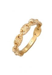 Elli Damski pierścionek płytkowy Star Look Elegant Trend Blogger w srebrze 925 Sterling Silver Pierścionki 1 ct. Szare pierścionki damskie Elli, srebrne. Za 188.99 zł.