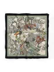 Lucky Bees Chusta w kolorze zielonym ze wzorem - 55 x 55 cm rozmiar: onesize. Zielone chusty damskie Lucky Bees, bez wzorów, z materiału. Za 52.67 zł.