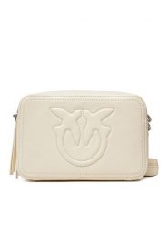 PINKO Torebka Carrie Camera Bag Classic PE 25 PLTT 104336 A26J Écru. Listonoszki damskie Pinko, bez wzorów, ze skóry, bez dodatków. Za 889.99 zł.