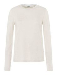 Maerz Muenchen Wełniany sweter w kolorze białym rozmiar: 48. Białe swetry klasyczne damskie Maerz Muenchen, z wełny, bez kołnierzyka. Za 217.99 zł.