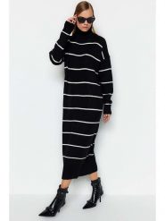 Trendyol Sukienka w kolorze czarno-białym rozmiar: M. Białe sukienki damskie Trendyol, bez wzorów, bez ramiączek. Za 86.99 zł.