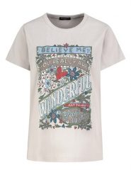 Eight2Nine Koszulka w kolorze beżowym rozmiar: XL. Brązowe koszulki damskie Eight2Nine, xl, bez wzorów, z bawełny, bez kołnierzyka, bez ramiączek. Za 43.99 zł.