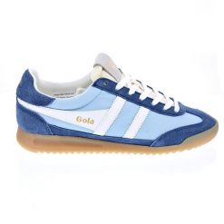 Damskie sneakersy na sznurówki z nylonu Gola Firefly. Niebieskie obuwie sportowe damskie Gola, z nylonu, bez zapięcia, tenisowe. W wyprzedaży za 356.00 zł.