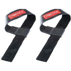 Skórne paski do podnoszenia ciężarów Gymstick. Czarne paski damskie GYMSTICK, bez wzorów, ze skóry. Za 86.27 zł.