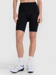 4F Szorty kolarskie w kolorze czarnym rozmiar: XL. Czarne spodenki sportowe damskie 4F, xl, bez wzorów, z materiału, rowerowe. Za 154.95 zł.