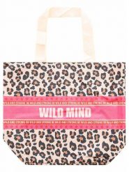 Zwillingsherz Shopper bag w kolorze beżowo-różowo-czarnym - 45 x 38 x 17 cm rozmiar: onesize. Brązowe shopper bag Zwillingsherz, bez wzorów, z materiału, na ramię, bez dodatków. Za 87.81 zł.