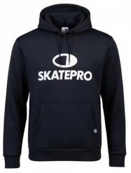 Odzież Bluza sportowa unisex SkatePro Tech Bluza z kapturem - XL - Black / White. Czarna bluzy damskie SKATEPRO, na zimę, xl, bez wzorów, z materiału, z kapturem. Za 205.99 zł.