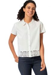 WITT WEIDEN Bluzka w kolorze białym rozmiar: 48. Białe bluzki damskie WITT WEIDEN, bez wzorów, z bawełny, bez kołnierzyka, bez ramiączek. Za 82.99 zł.